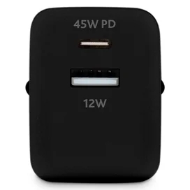 Ttec зарядтағыш 45W PD Duo Travel Charger  USB-C+USB-A, Black (2SCP02S) фото #1