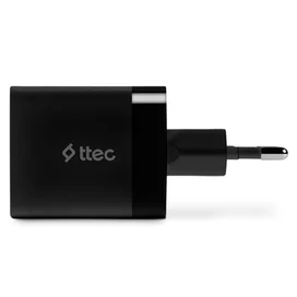 Ttec зарядтағыш 45W PD Duo Travel Charger  USB-C+USB-A, Black (2SCP02S) фото #2