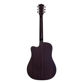 Акустическая гитара ROCKDALE Aurora D1 C BK, дредноут с вырезом, прозрачный черный, матовое покрыт. фото #2