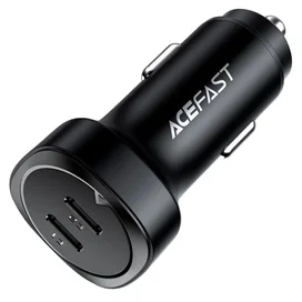 Көлік зарядтағыш ACEFAST, 72W dual USB-C, black (B2 - ACEFAST) фото #2