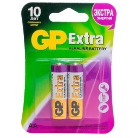 Батарейка AA 2 шт GP Extra фото