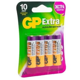 Батарейка AA 4 шт GP Extra фото #1