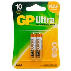 Батарейка AAA 2шт GP Ultra фото