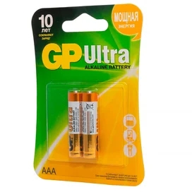 Батарейка AAA 2шт GP Ultra фото #1