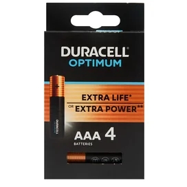 Батарейка AAA 4шт Duracell Optimum (DU0011) фото