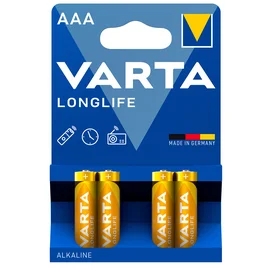 Varta Longlife Extra Micro ААА (0001-4103-101-414) Батареясы 4 дн фото