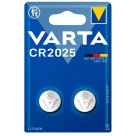 Батарейка CR2025 2шт Varta (0014-6025-101-402) фото