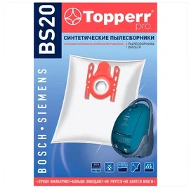 BS-20 Topperr Пылесборник синтетический для пылесоса Bosch фото #1