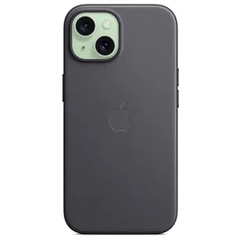 Чехол для iPhone 15 FineWoven Case with MagSafe, Black (MT393ZM/A) фото #3