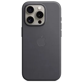 IPhone 15 Pro FineWoven қаптамасына арналған MagSafe, Black (MT4H3ZM/A) фото