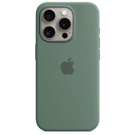 Чехол для iPhone 15 Pro, Silicone Case with MagSafe, Cypress (MT1J3ZM/A) фото #1