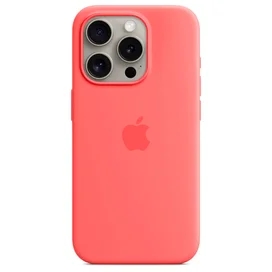 Чехол для iPhone 15 Pro, Silicone Case with MagSafe, Guava (MT1G3ZM/A) фото #1