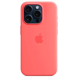 Чехол для iPhone 15 Pro, Silicone Case with MagSafe, Guava (MT1G3ZM/A) фото #2