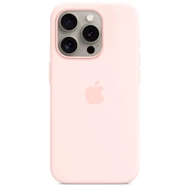 Чехол для iPhone 15 Pro, Silicone Case with MagSafe, Light Pink (MT1F3ZM/A) фото #1
