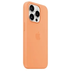 Чехол для iPhone 15 Pro, Silicone Case with MagSafe, Orange Sorbet (MT1H3ZM/A) фото #4
