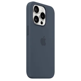 Чехол для iPhone 15 Pro, Silicone Case with MagSafe, Storm Blue (MT1D3ZM/A) фото #4