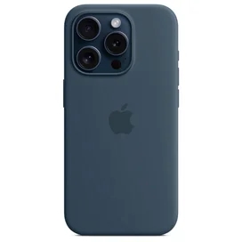Чехол для iPhone 15 Pro, Silicone Case with MagSafe, Storm Blue (MT1D3ZM/A) фото #2