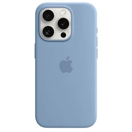 Чехол для iPhone 15 Pro, Silicone Case with MagSafe, Winter Blue (MT1L3ZM/A) фото