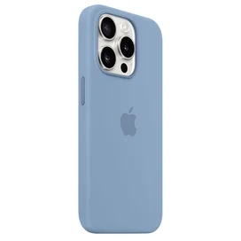 Чехол для iPhone 15 Pro, Silicone Case with MagSafe, Winter Blue (MT1L3ZM/A) фото #4