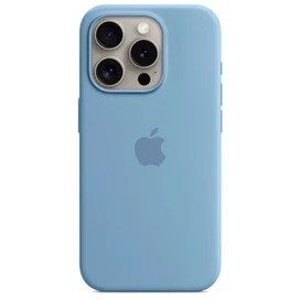 Чехол для iPhone 15 Pro, Silicone Case with MagSafe, Winter Blue (MT1L3ZM/A) фото #1