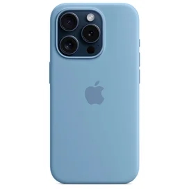 Чехол для iPhone 15 Pro, Silicone Case with MagSafe, Winter Blue (MT1L3ZM/A) фото #2