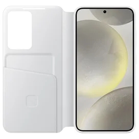 Galaxy S24 қаптама үшін (S24) Smart View Wallet Case White (EF-ZS921CWEGRU) фото #2