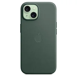 Чехол для iPhone 15 FineWoven Case with MagSafe, Evergreen (MT3J3ZM/A) фото #3