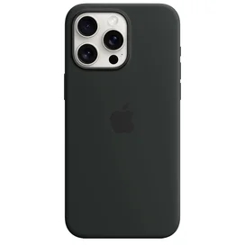 IPhone 15 Pro Max корпусы, MagSafe бар силикон қорапшасы, Black (MT1M3ZM/A) фото #2