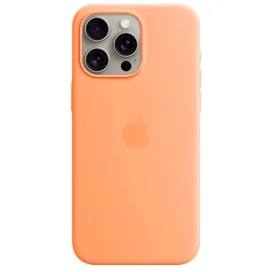 IPhone 15 Pro Max корпусы, MagSafe бар силикон қорапшасы, Orange Sorbet (MT1W3ZM/A) фото