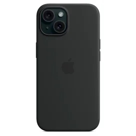Чехол для iPhone 15, Silicone Case with MagSafe, Black (MT0J3ZM/A) фото #4
