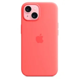 Чехол для iPhone 15, Silicone Case with MagSafe, Guava (MT0V3ZM/A) фото #1