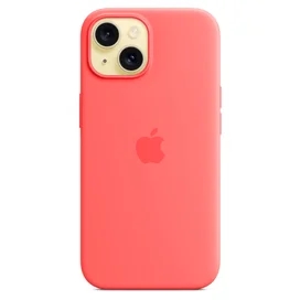 Чехол для iPhone 15, Silicone Case with MagSafe, Guava (MT0V3ZM/A) фото #3