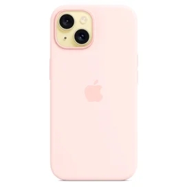 Чехол для iPhone 15, Silicone Case with MagSafe, Light Pink (MT0U3ZM/A) фото #2