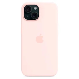 Чехол для iPhone 15, Silicone Case with MagSafe, Light Pink (MT0U3ZM/A) фото #4