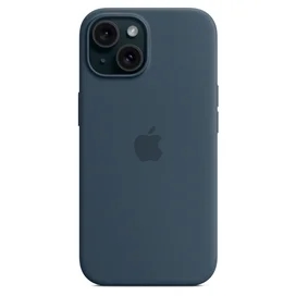 Чехол для iPhone 15, Silicone Case with MagSafe, Storm Blue (MT0N3ZM/A) фото #4