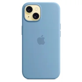 Чехол для iPhone 15, Silicone Case with MagSafe, Winter Blue (MT0Y3ZM/A) фото #2