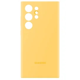 Galaxy S24 Ultra қаптама үшін (S24 Ultra) Silicone Case Yellow (EF-PS928TYEGRU) фото #3