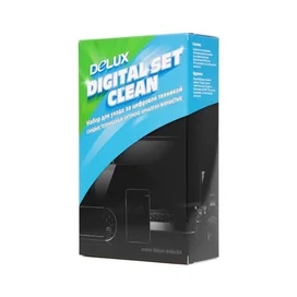 Чистящие салфетки для цифровых устройств Delux Digital Set Clean + Спрей 250 мл (07724) фото #2