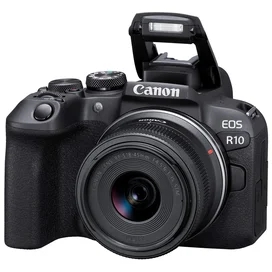 Цифровой фотоаппарат Canon EOS R10 18-45 IS STM Black фото #2