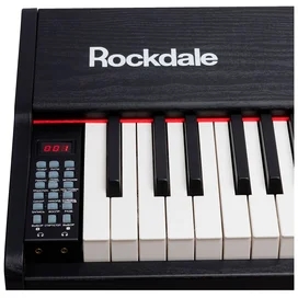 ROCKDALE Keys RDP-3088 cандық пианиносы, 88 перне, қара фото #4