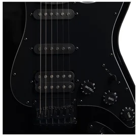 Электрогитара ROCKDALE KZ Stars HT HSS Black Limited Edition, черный фото #4