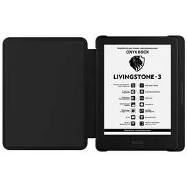 6" Onyx Boox Livingstone 3 32Gb/2Gb WiFi + BT Black (LIVINGSTONE 3 Black) электронды кітабы фото #1