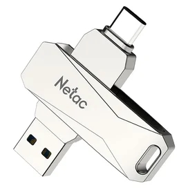 Флеш накопитель USB 3.0+TypeC 128GB Netac U782C фото #1