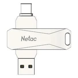 Флеш накопитель USB 3.0+TypeC 128GB Netac U782C фото #2