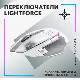 Игровая мышь беспроводная Logitech G502 X PLUS, White (910-006171) фото #2