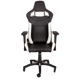 Игровое компьютерное кресло Corsair T1 Race, Black/White (CF-9010060-WW) фото #1
