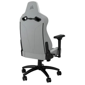 Игровое компьютерное кресло Corsair TC200 Leather, Light Grey/White (CF-9010045-WW) фото #1