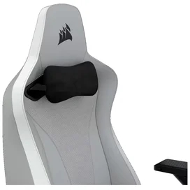 Игровое компьютерное кресло Corsair TC200 Leather, Light Grey/White (CF-9010045-WW) фото #2