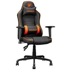 Игровое компьютерное кресло Cougar Fusion S, Black/Orange (3MFSLORB.0001) фото #1