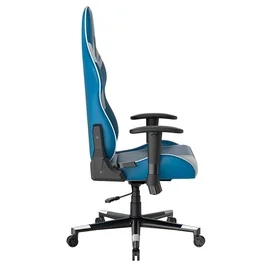 Игровое компьютерное кресло DXRacer Prince Series,  Blue/White (GC/LPF132LTC/BW) фото #2
